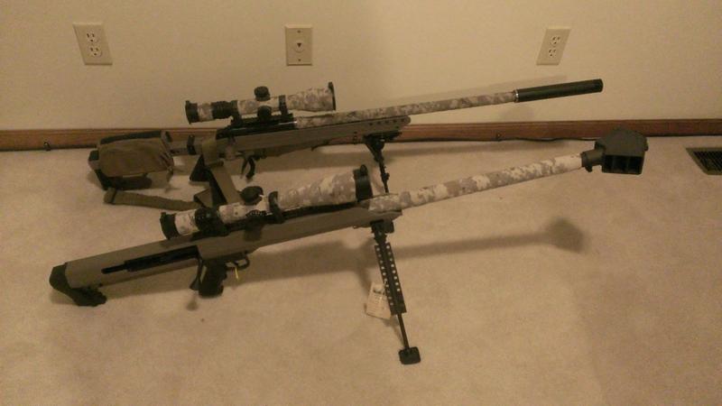 3-15x xtr2 on .300WM is rifle to the rear (5-25x xtr2 is rifle in front)