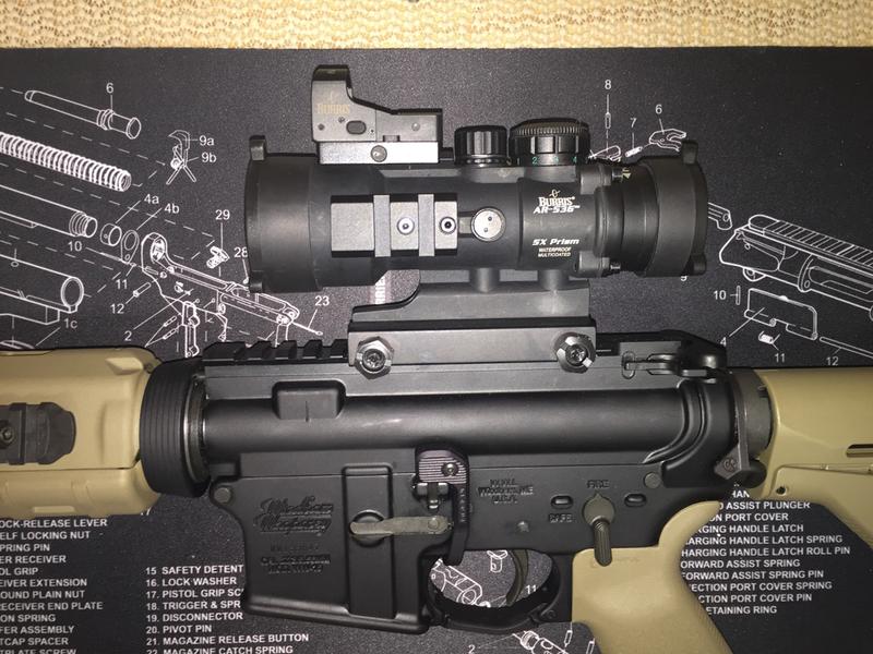 Burris Optics AR-332 3X Prism Scope - Ballistic CQ Reticle