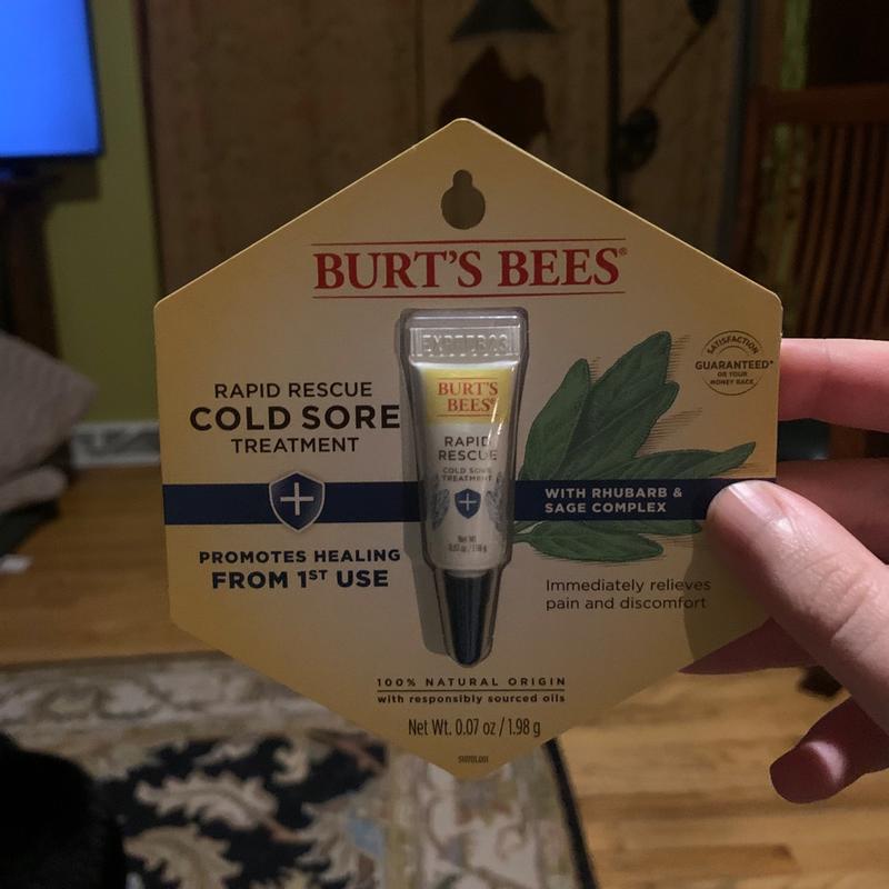 Burt's Bees Cold Sore Treatment Rapid Rescue