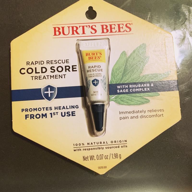 Burt's Bees® Rapid Rescue with Rhubarb and Sage Complex Cold Sore  Treatment, 1 ct - QFC