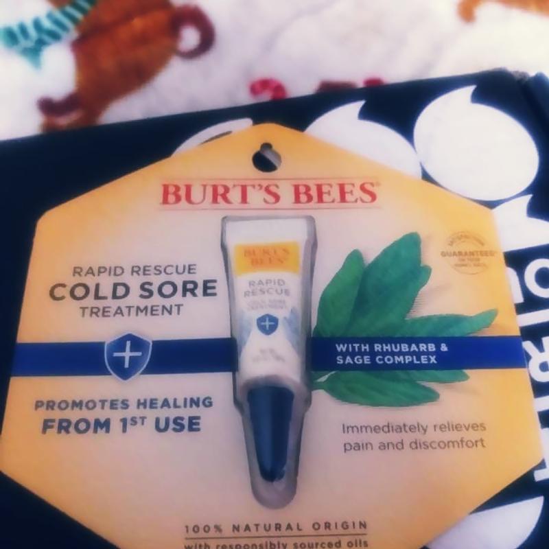 Burts Bees Rapid Rescue with Rhubarb and Sage Complex Cold Sore Treatment,  1 ct - QFC