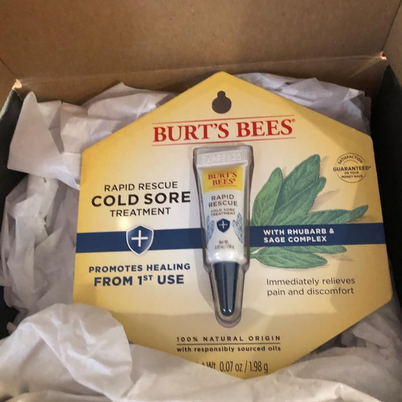 Burts Bees Rapid Rescue with Rhubarb and Sage Complex Cold Sore