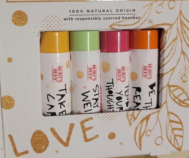 Burts Bees chapstick Lip Balm Variety Pack, 8 pk.