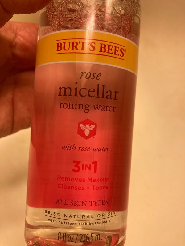 burt's bees micellar toning water