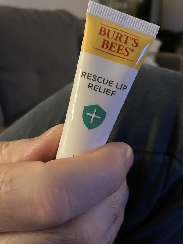 Burt's Bees 100% Natural Origin Rescue Lip Relief with Shea Butter and  Echinacea