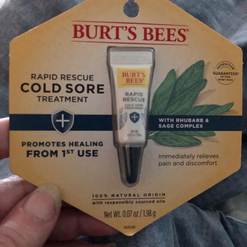 Burts Bees Rapid Rescue with Rhubarb and Sage Complex Cold Sore