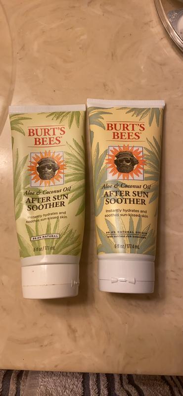 Old bottle left, new bottle right