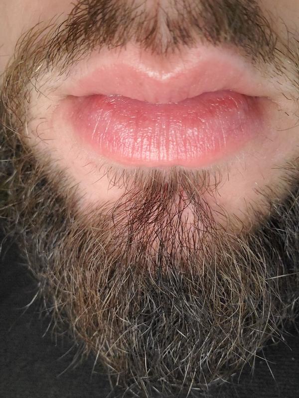 Freshly balmed lips