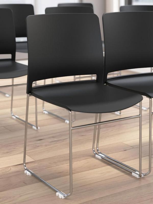 Bush Business Furniture Envision Stackable Chairs - Set of 2