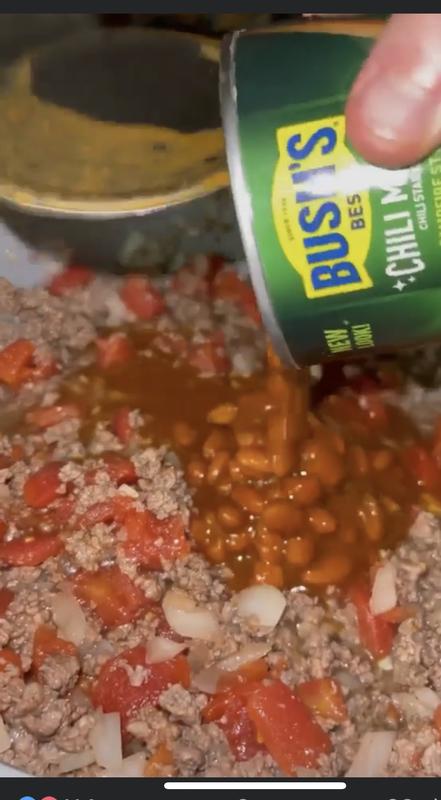 (4 pack) Bush's Classic Homestyle Chili Magic, Canned Beans, 15.5 oz Can