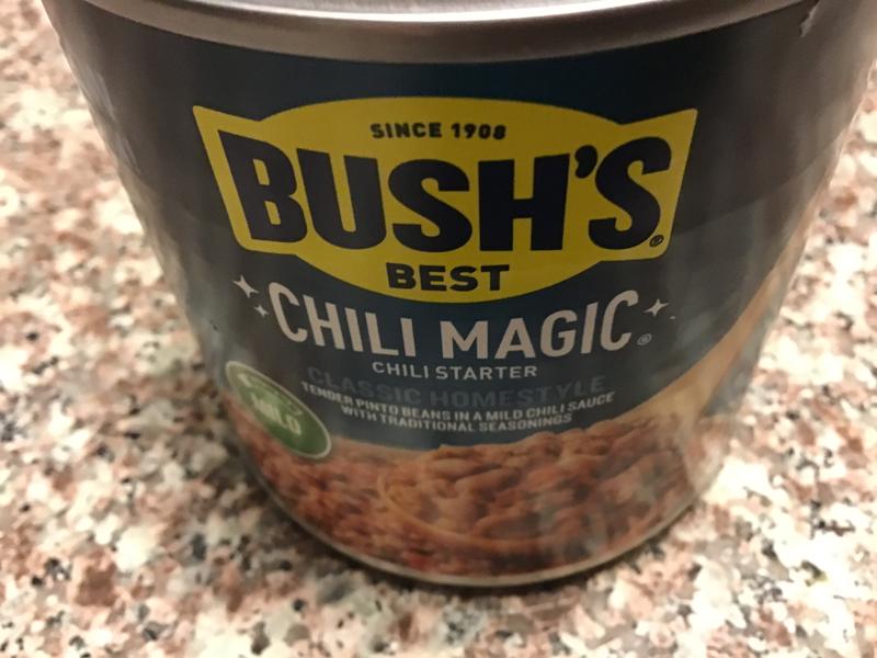 4 CANS Bush's Chili Magic Chili Starter Campfire Recipe Medium 16 oz Can  Base