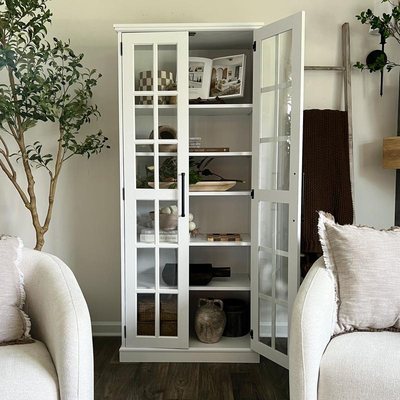 Westbrook Curio Cabinet with Glass Doors | Bush Home