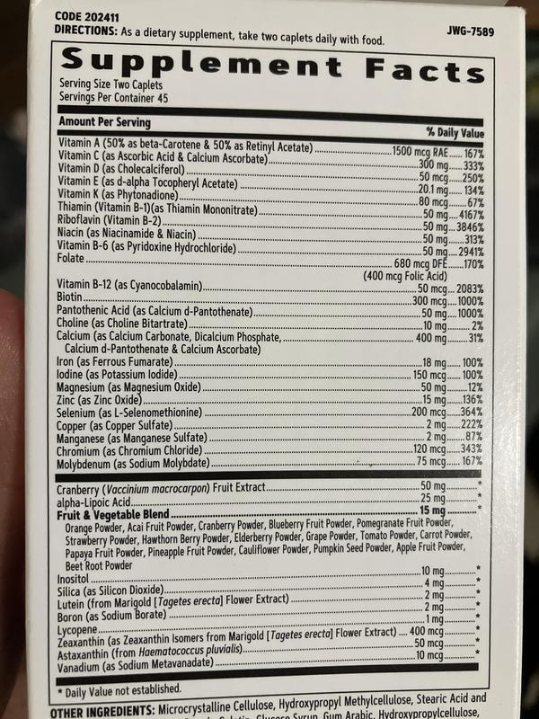 Photo submitted with review of product