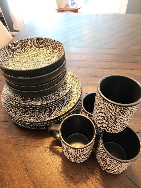 Tesco Fox Fox And Ivy Nero Dinner Set Black Pasta Bowl Fox And Ivy