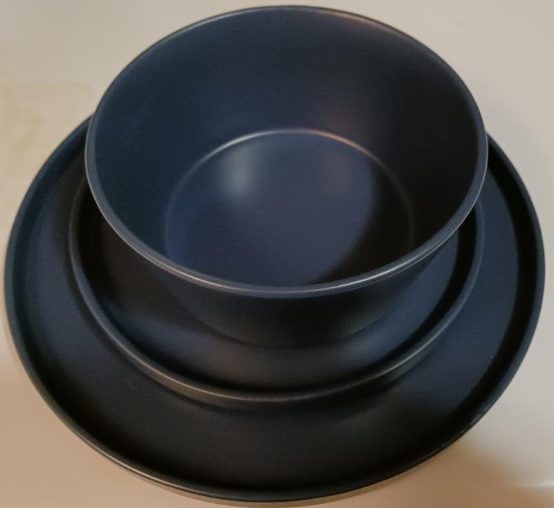 Beautiful rich, blue stoneware!