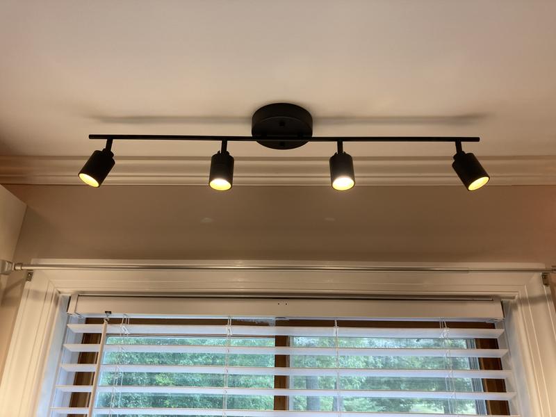 VidaLite Modern LED Track Light, 7W Four Bulb Fixed Rail