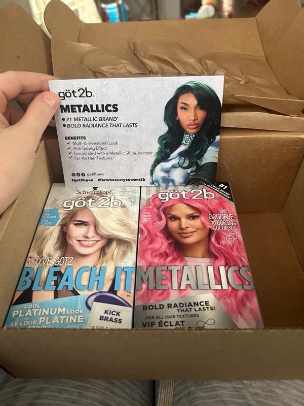 Buy got2b Metallics Permanent Hair Dye, M87 Pink Passion, Hair