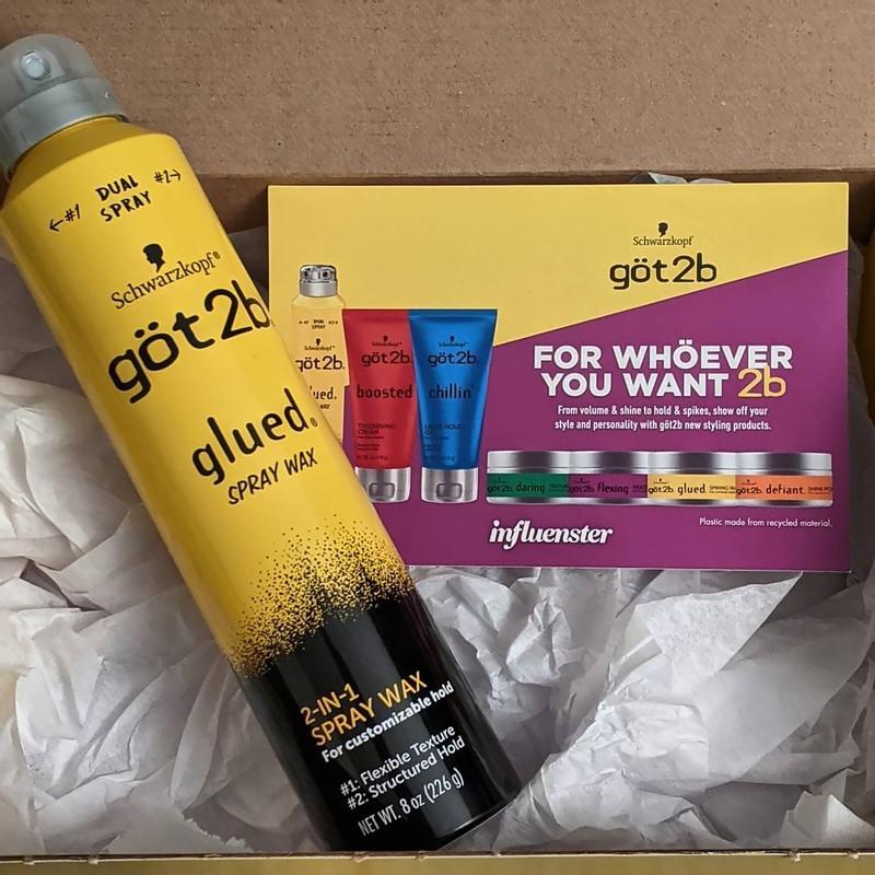 Buy got2b Glued Spray Wax, 2-in-1 Dual Hair Spray Nozzle for