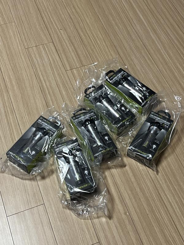 10- Pack Lighthouse Micro Flash USB Rechargeable Lantern