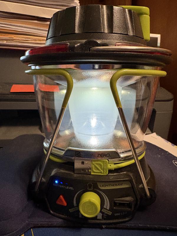 Lighthouse 600 Camping Lantern, Hand Crank & USB Power Hub | Goal Zero
