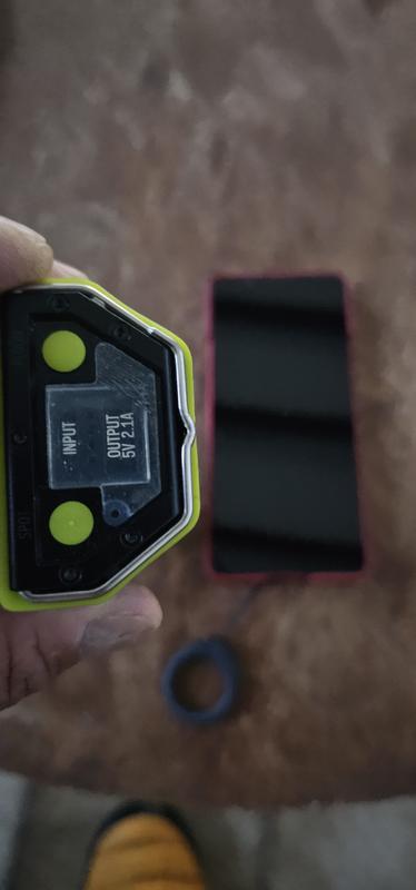 Photo submitted with review of product