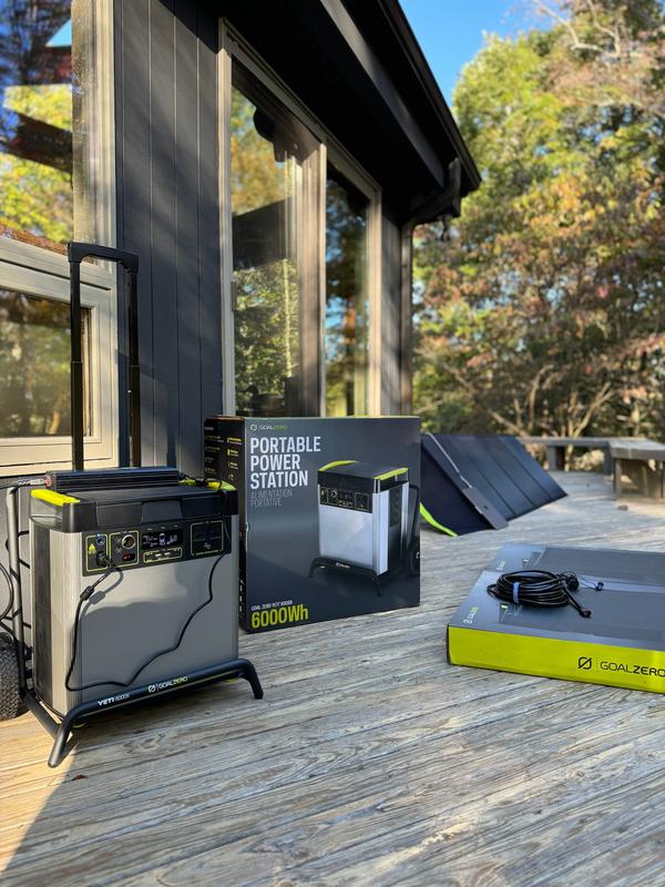 Yeti 6000X + (2) Boulder 200 Briefcase Solar Generator