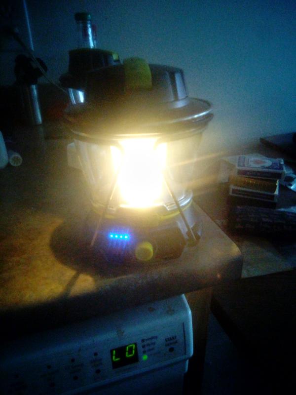 Lighthouse 600 Camping Lantern, Hand Crank & USB Power Hub