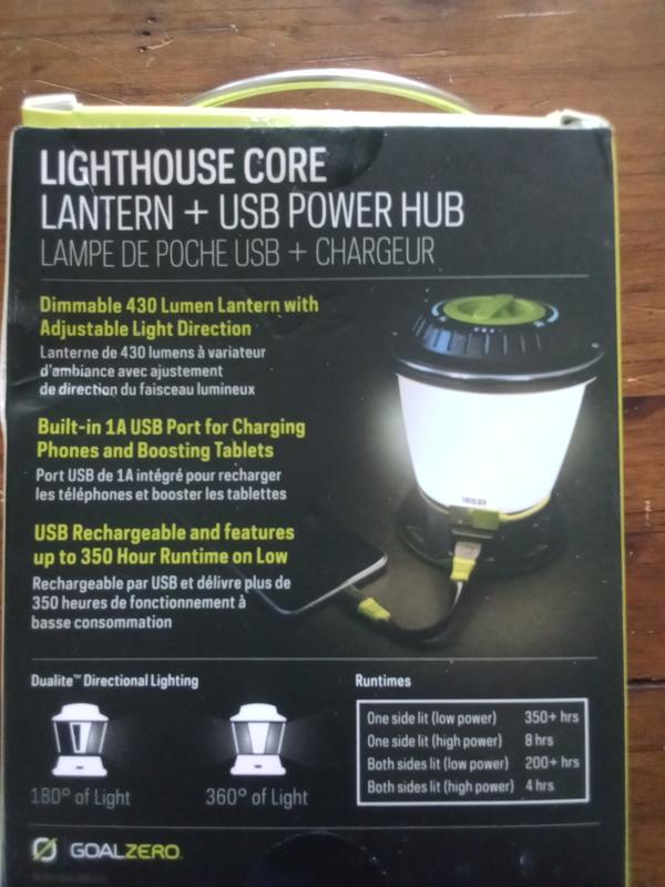 Lighthouse Core Lantern & USB Power Hub | Goal Zero