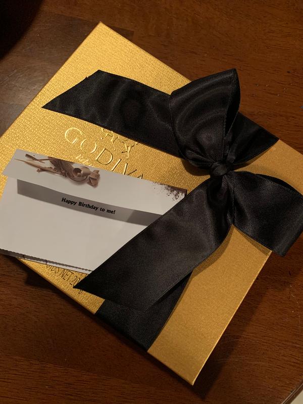 Assorted Chocolate Gold Gift Box, Gold Ribbon, 36 pc.