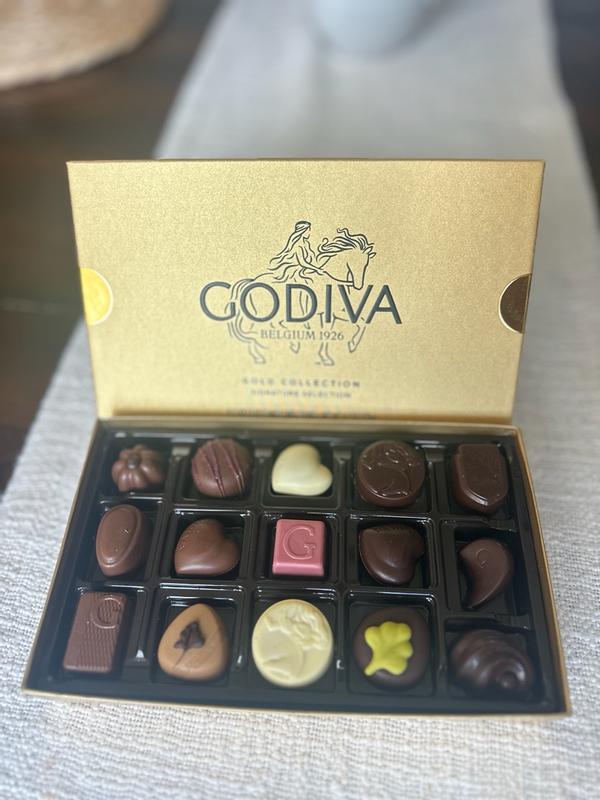 Assorted Chocolate Gold Gift Box, 8pc. | GODIVA – GODIVA