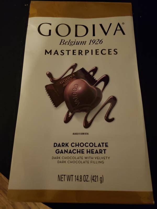 Godiva Dark Chocolate Ganache Hearts 14.8 oz 4-pack