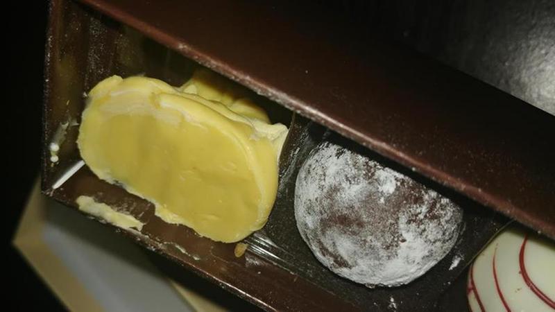 Melted Godiva candy