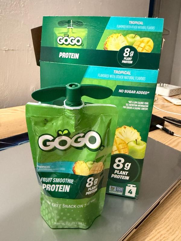 Tropical | GOGO® Fruit Smoothie With 8g Protein Dairy-Free | GoGo