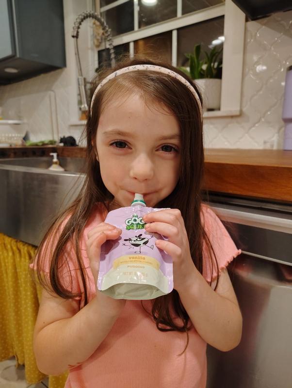 GoGo squeeZ Puddingz On-the-Go Vanilla Pudding Snack Pouches, 3 oz