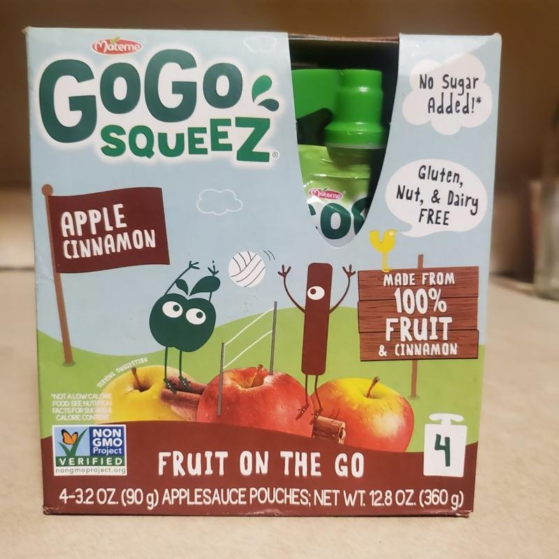 Buy GoGo SqueeZ Apple Cinnamon 4ct, 12.8 oz from Dollar General