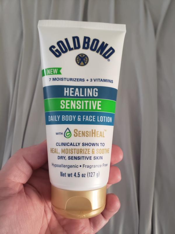Gold Bond Healing Sensitive Daily Body & Face Lotion, 4.5 oz.