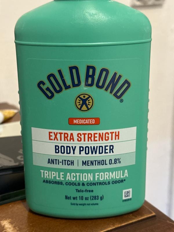 Gold Bond Medicated Talc-Free Extra Strength Body Powder, 10 oz