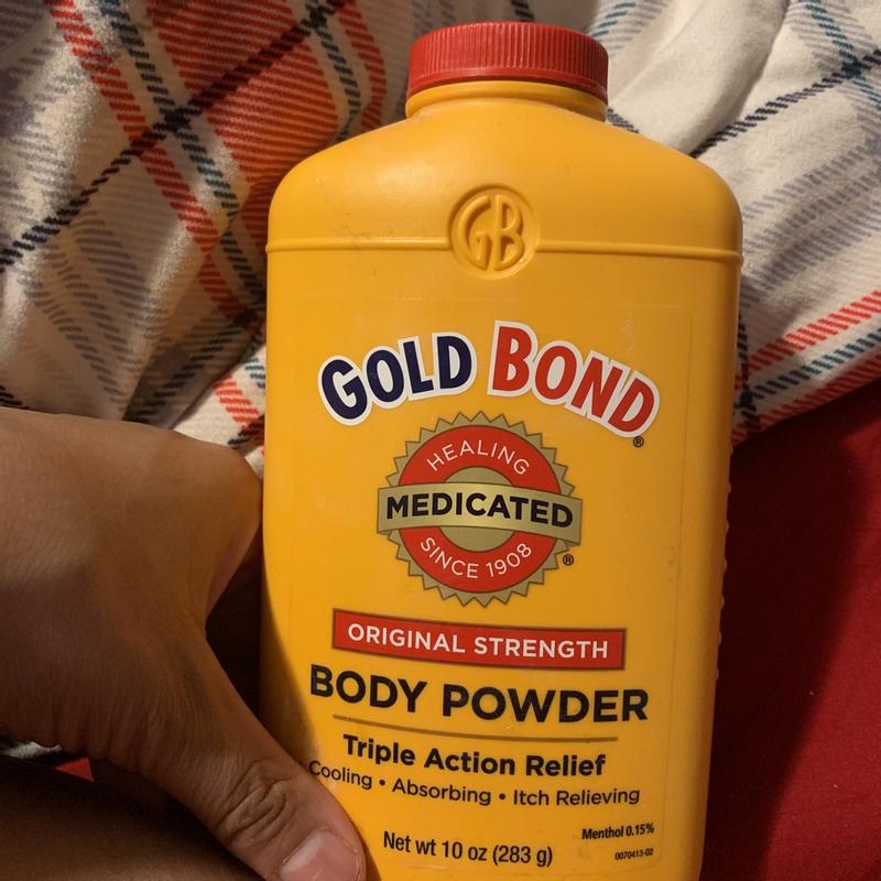 Gold Bond Body Powder 10 oz. Menthol Scent Shaker Bottle Menthol, 1 Ea