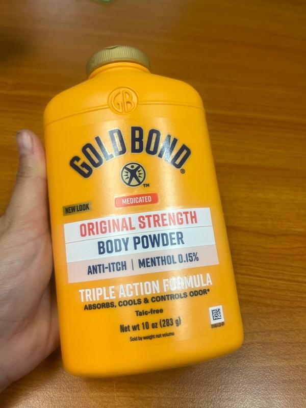 Gold Bond Medicated Original Strength Body Powder, Talc-Free, 10