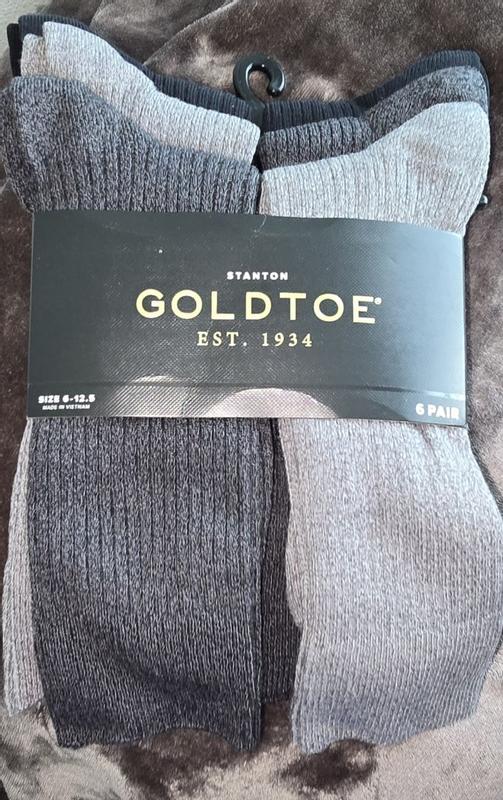 GOLDTOE Men's Modern Fit Socks - Comfortable Cotton Everyday Socks