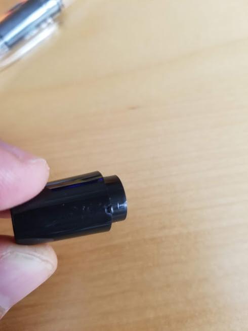 Golf collared ferrule For Taylormade P rons 0.370 Black top slver