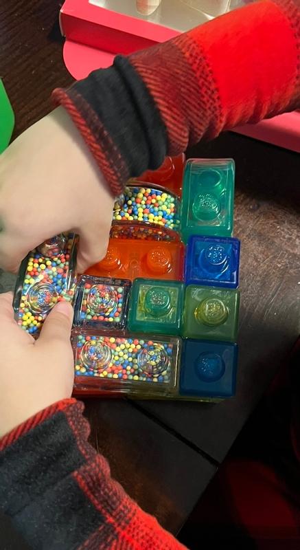 JELLY BLOX 2-in-1 ストレージボックス 30パーツ Jelly Blox Stash 'N Stack 2-in-1 Storage Set - 30 Pieces