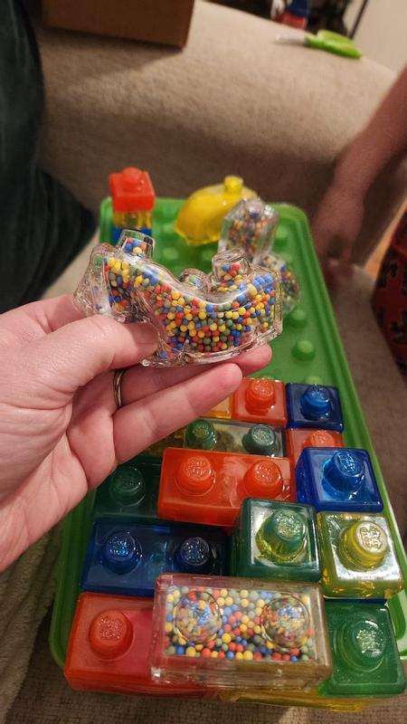 JELLY BLOX 2-in-1 ストレージボックス 30パーツ Jelly Blox Stash 'N Stack 2-in-1 Storage Set - 30 Pieces
