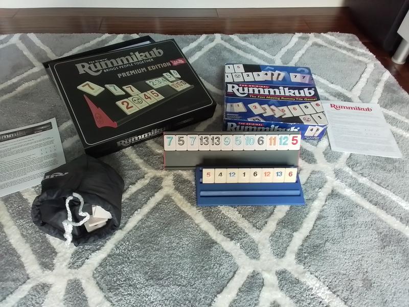 The set on the right is from 1998. The numbers were smaller and the stand had 3 rows of 8