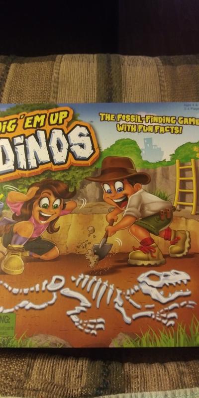 Goliath Dig 'Em Up Dinos - Fossil-Finding, Dino-Building Game Includes Fun  Dinosaur Facts - 2-4 Players, Ages 4 And Up 
