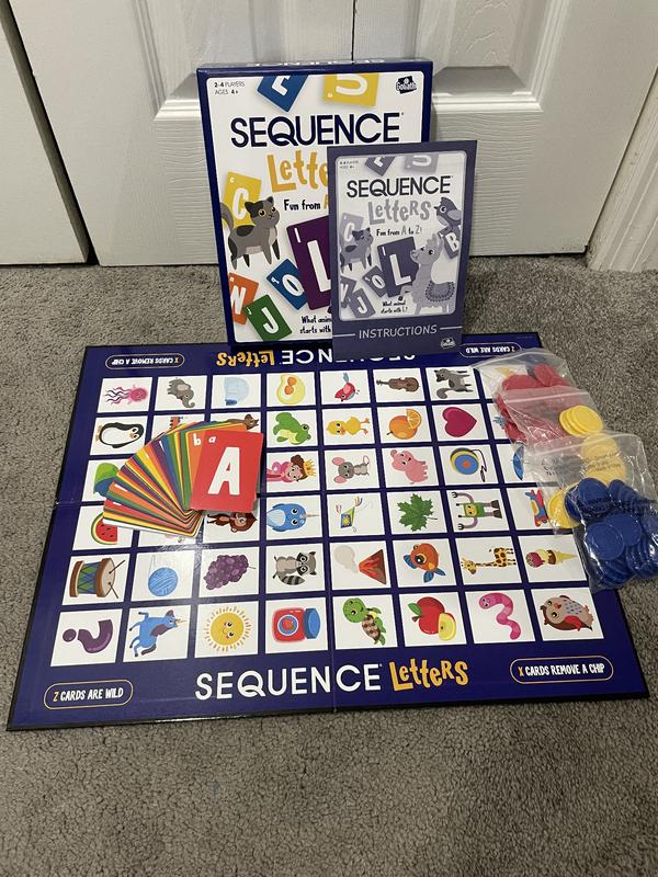 Sequence Letters Board Game
