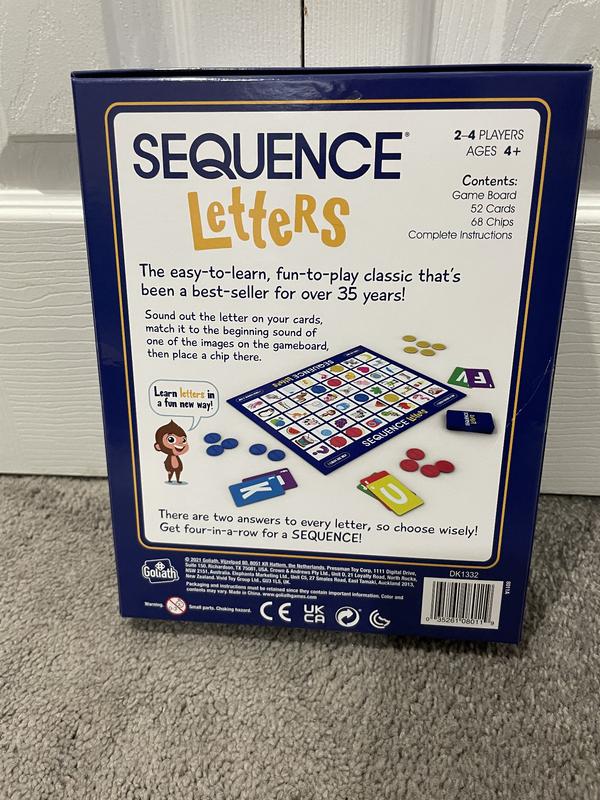 The Teachers' Lounge®  Sequence® Letters Board Game for Kids