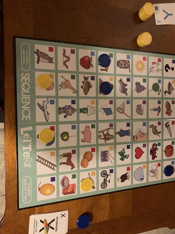 Sequence Letters Board Game