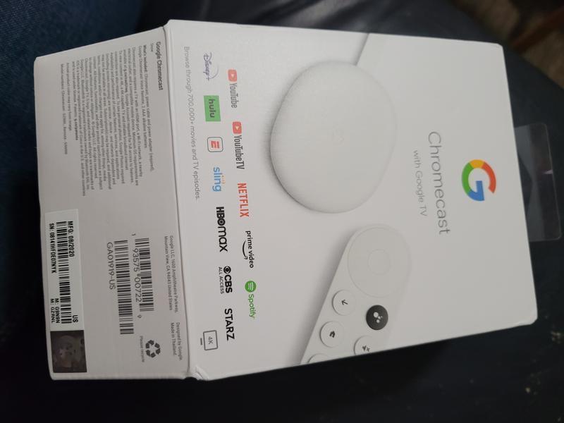 Google Chromecast with Google TV (4K)
