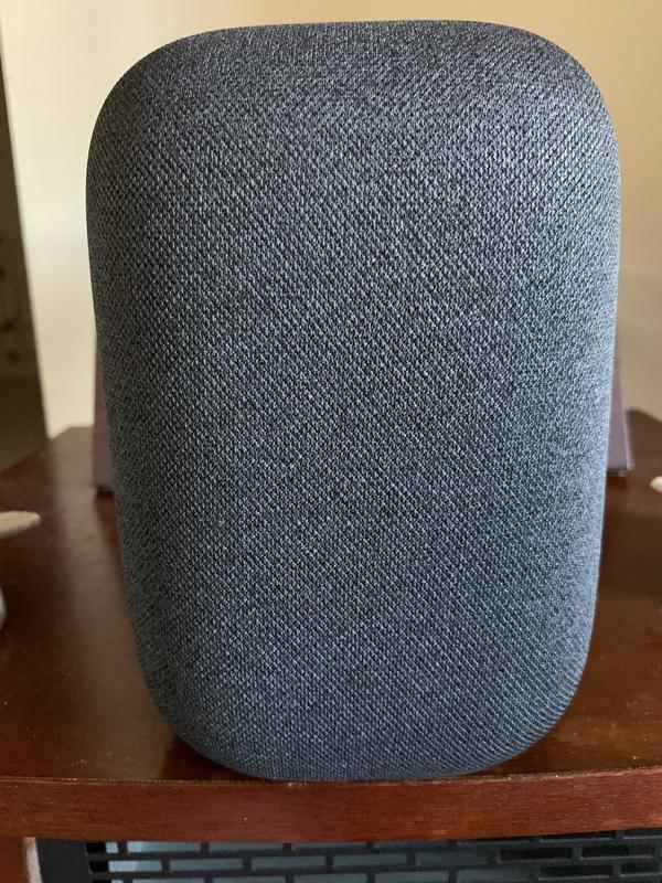 My new Google Nest Audio setting in my living room